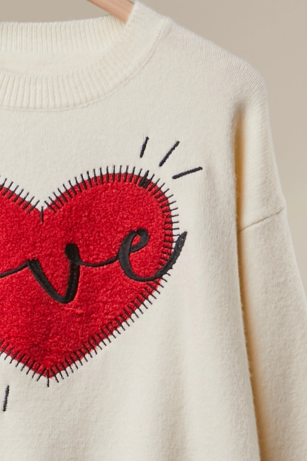 Heart on my Sleeve Sweater