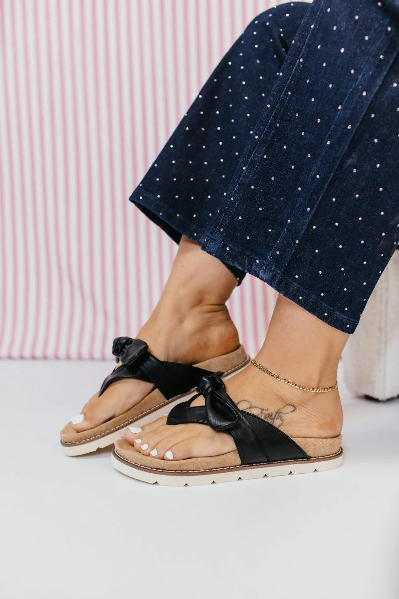 Summer Vibes black Sandals