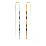 Miyuki Seed Bead Threader Earrings