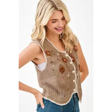 Flower Bloom Vest