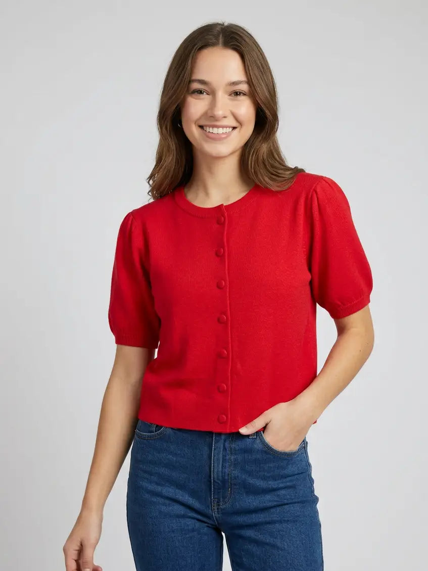 Pop of Red Top