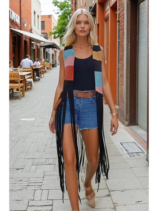 Stevie Fringe Vest
