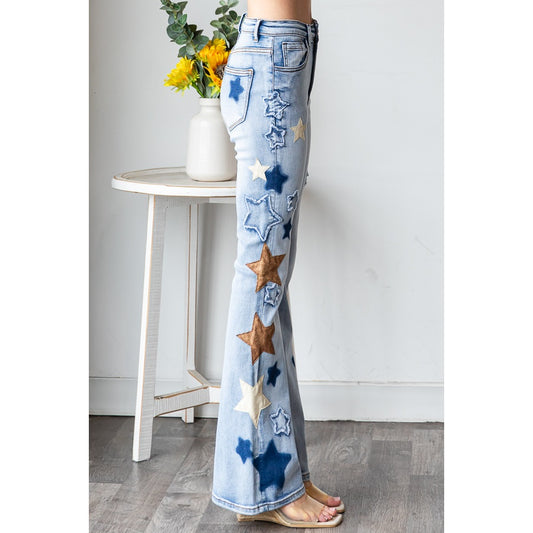 Starry Patch Jeans