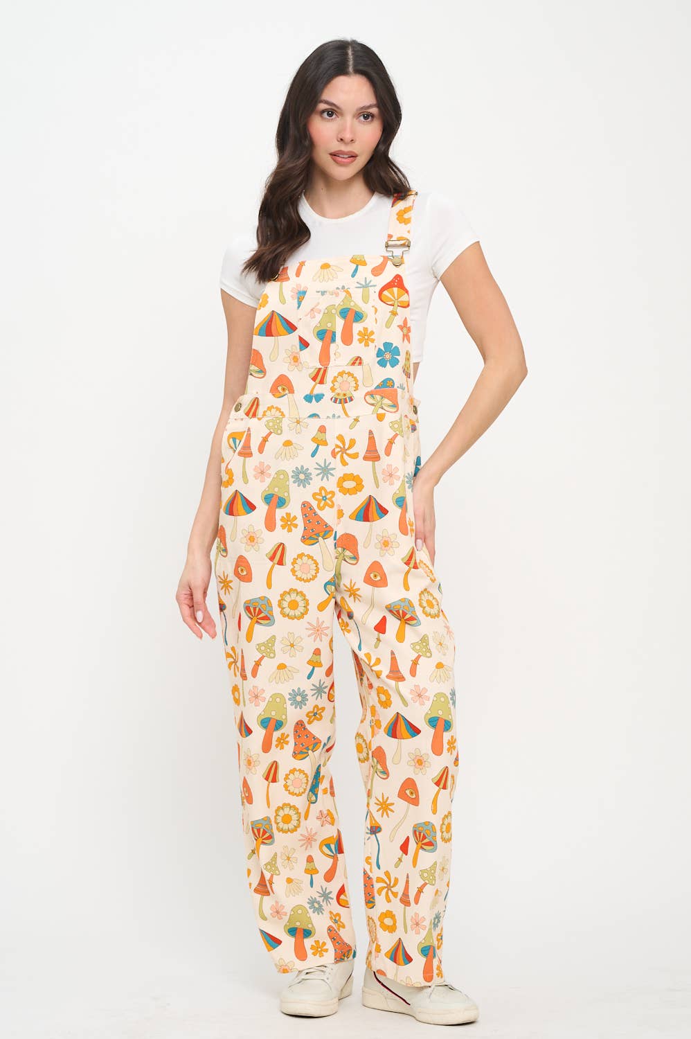 Mushroom Hippie Overalls