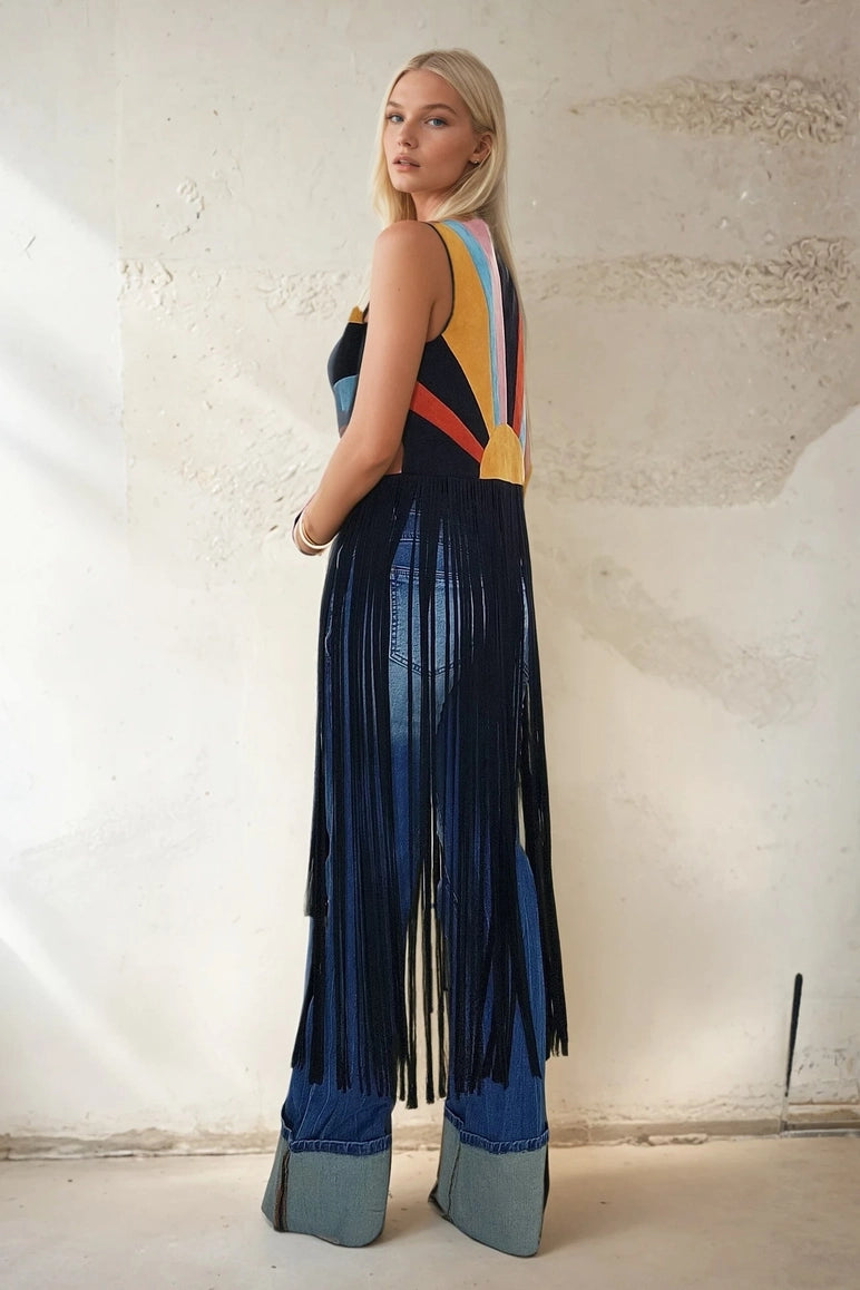 Stevie Fringe Vest