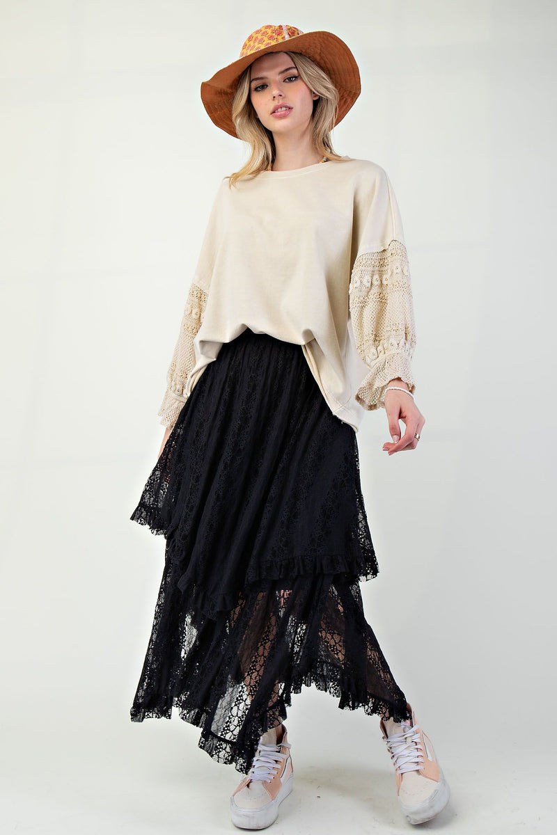 All Over Lace Skirt