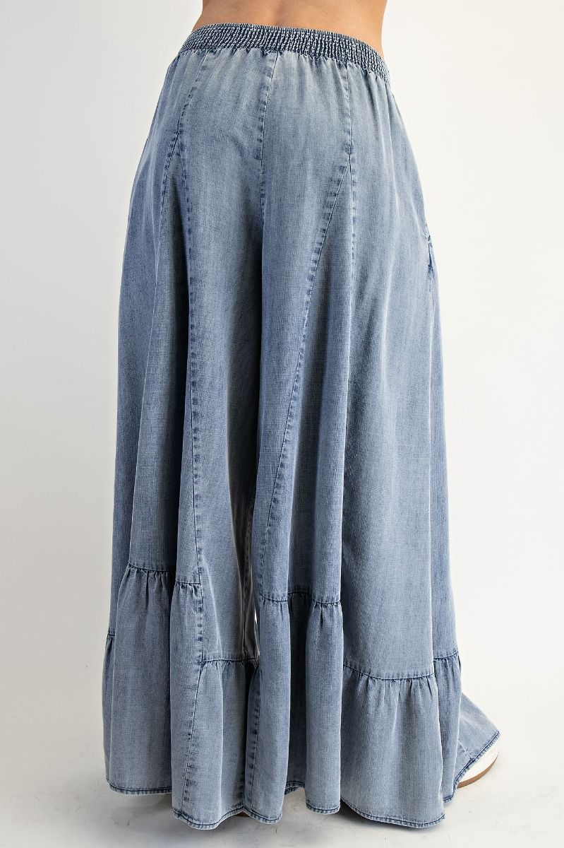 Easel Wide Leg Tencel Pants