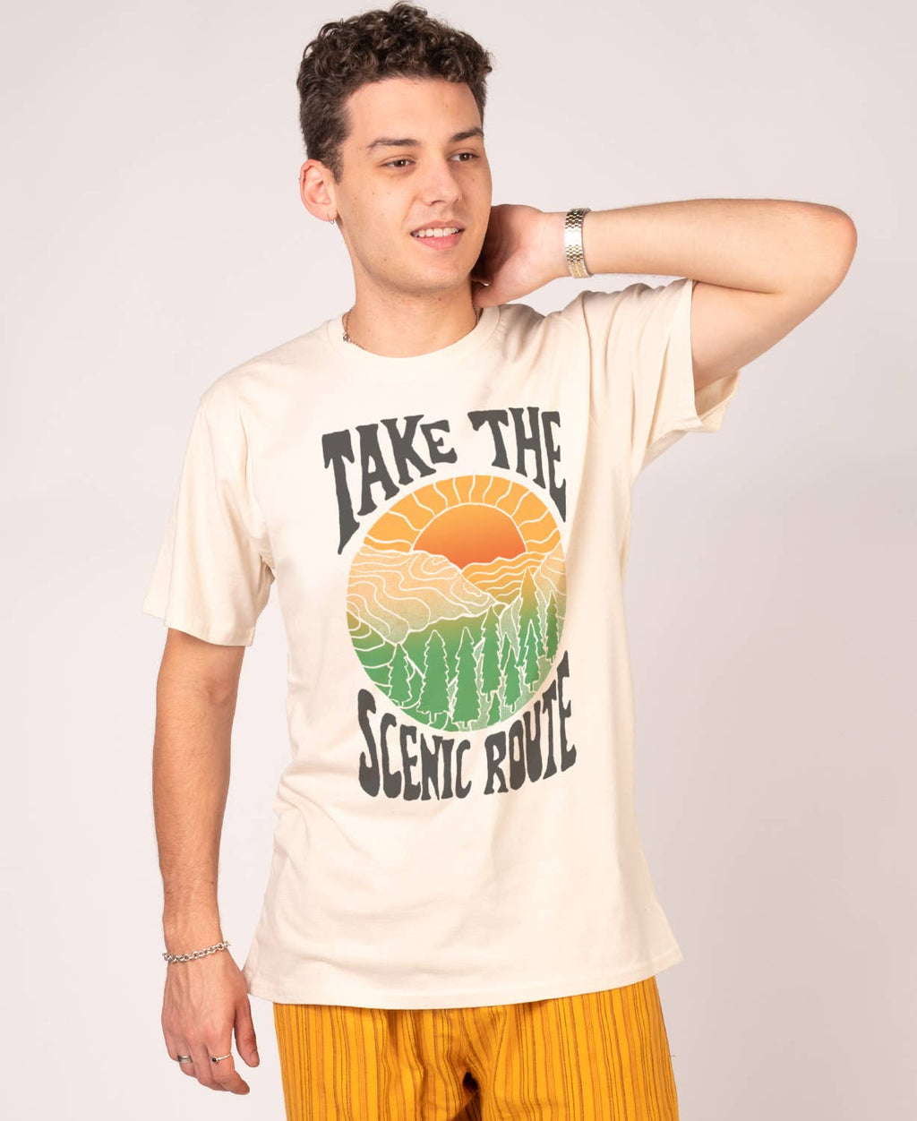 Take the Scenic Route Organic T-Shirt