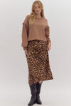 Fearless Leopard Print Skirt