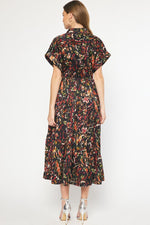 Midnight Color Splash Dress
