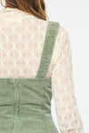 Buckle Up Corduroy Mini Dress