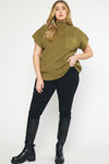 Out Of Pocket Knit Top Curvy