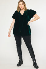 The Velvet Glam Plus Size Top