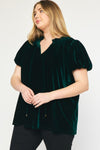 The Velvet Glam Plus Size Top