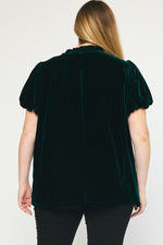 The Velvet Glam Plus Size Top