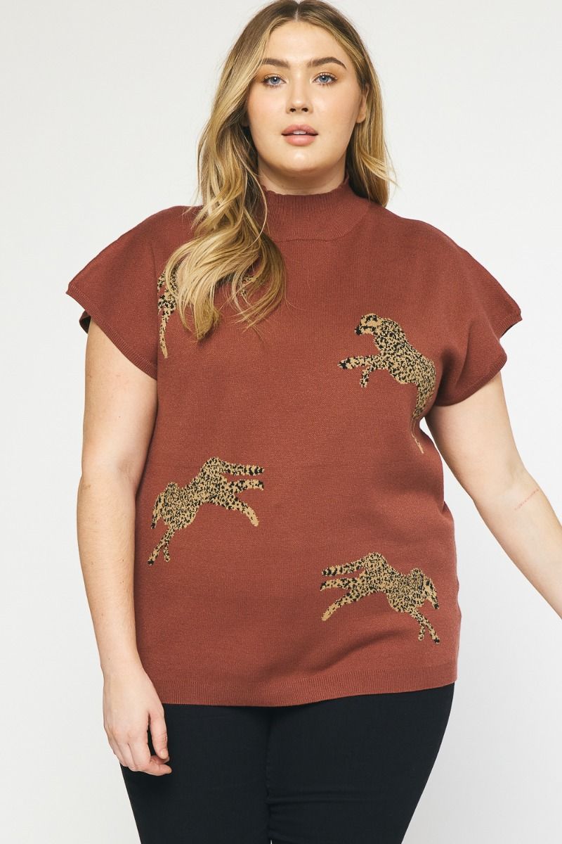 On The Prowl Sweater Curvy