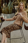 Fearless Leopard Print Skirt