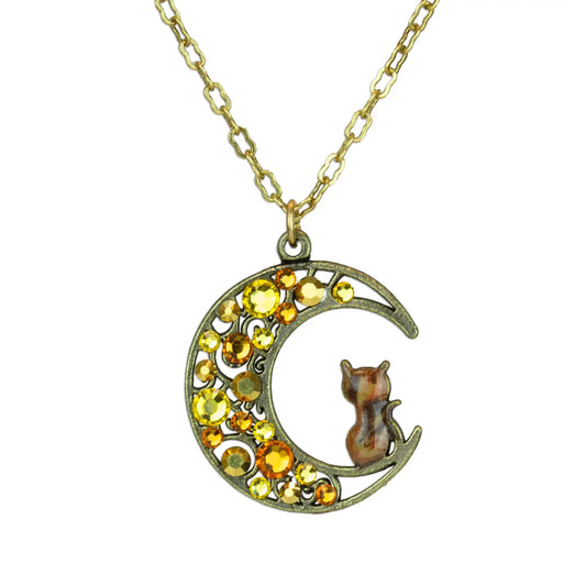 Moon Cat Necklace