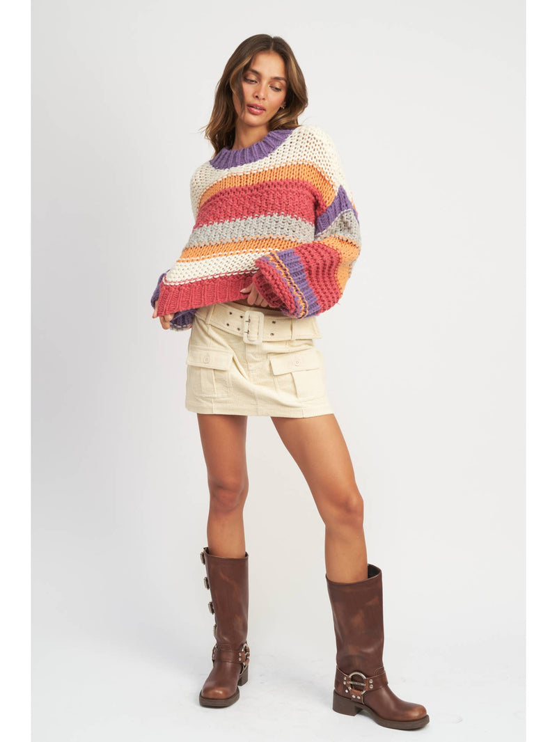Rainbow Dreams Multicolor Sweater