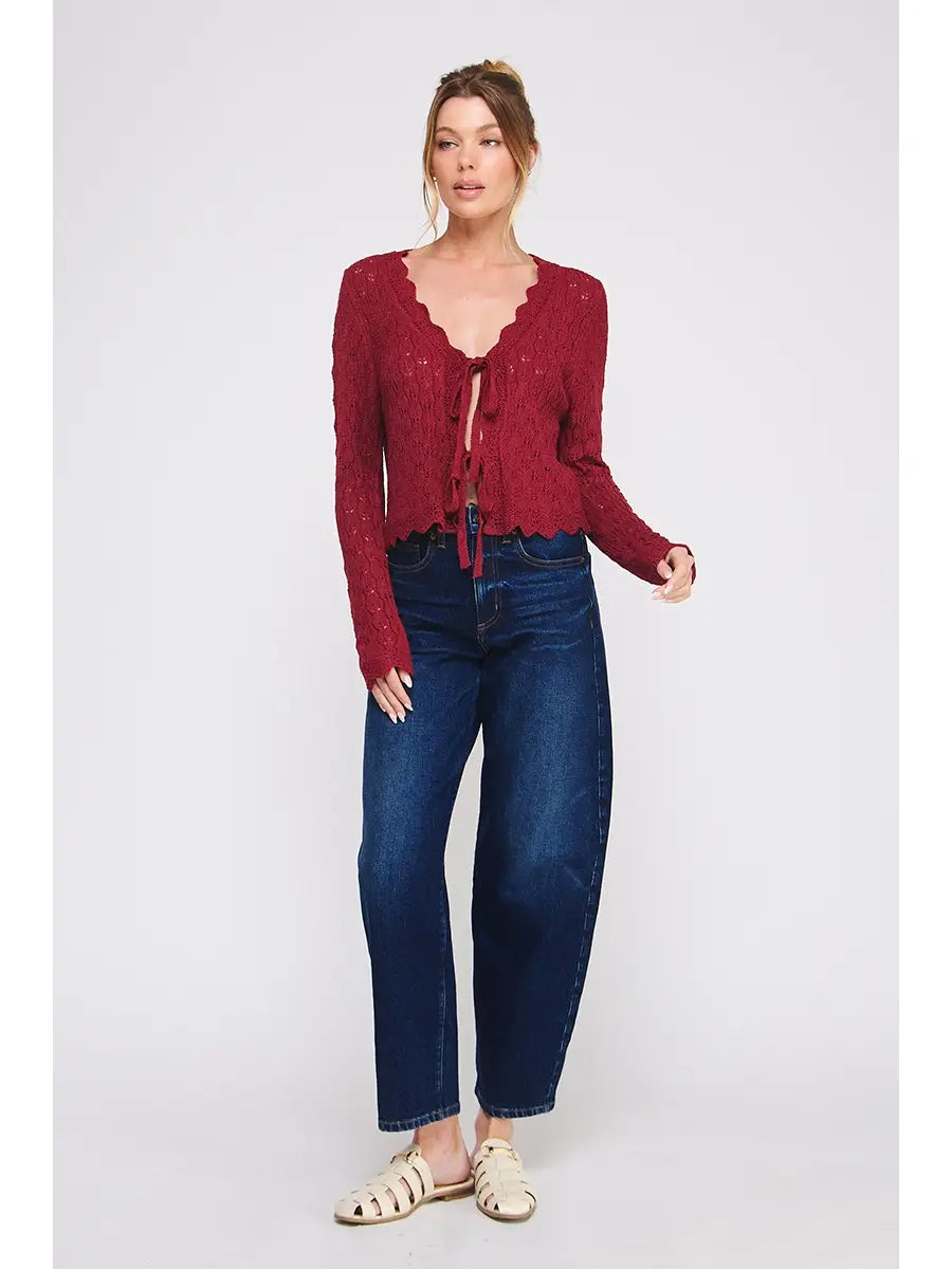 Wild Poppy Cardi
