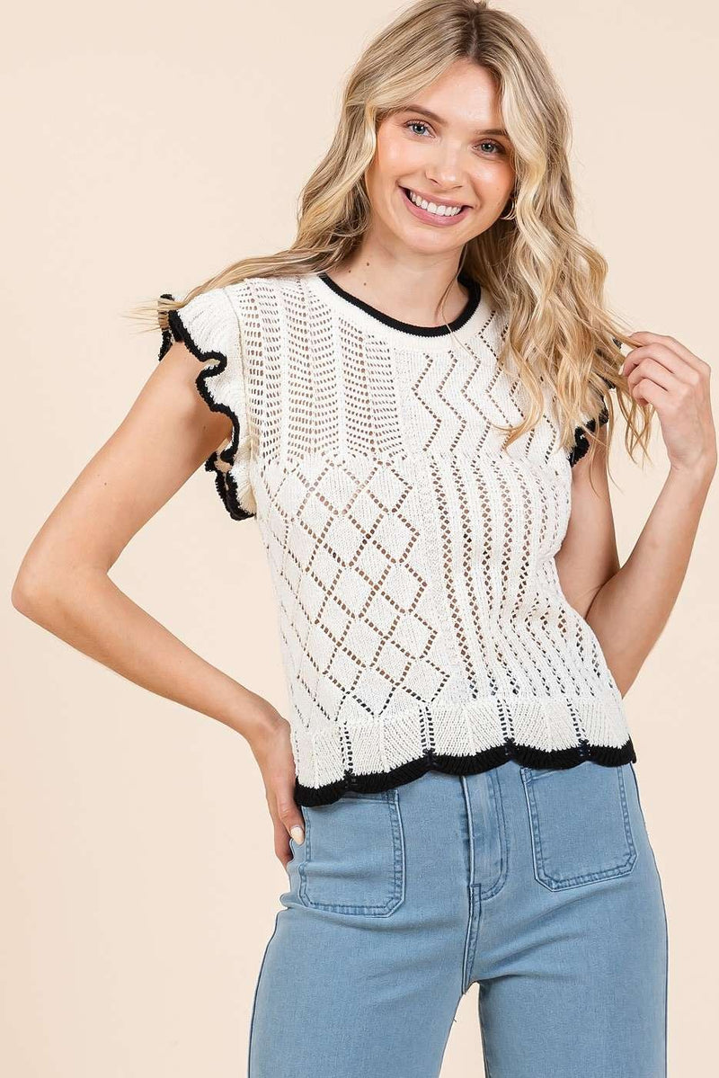 Can't Hardly Wait Knit Top