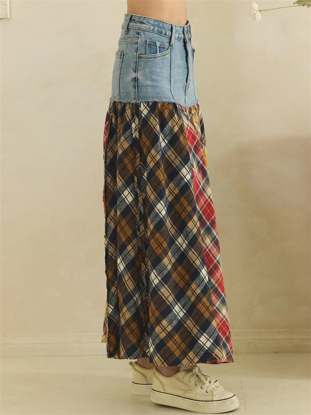 Stevie Plaid Maxi