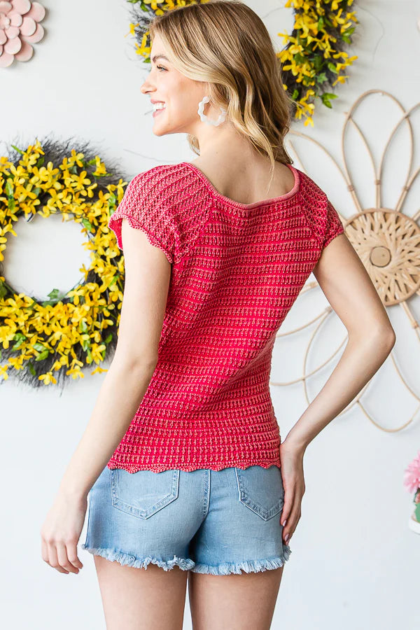 Far Out Crochet Top