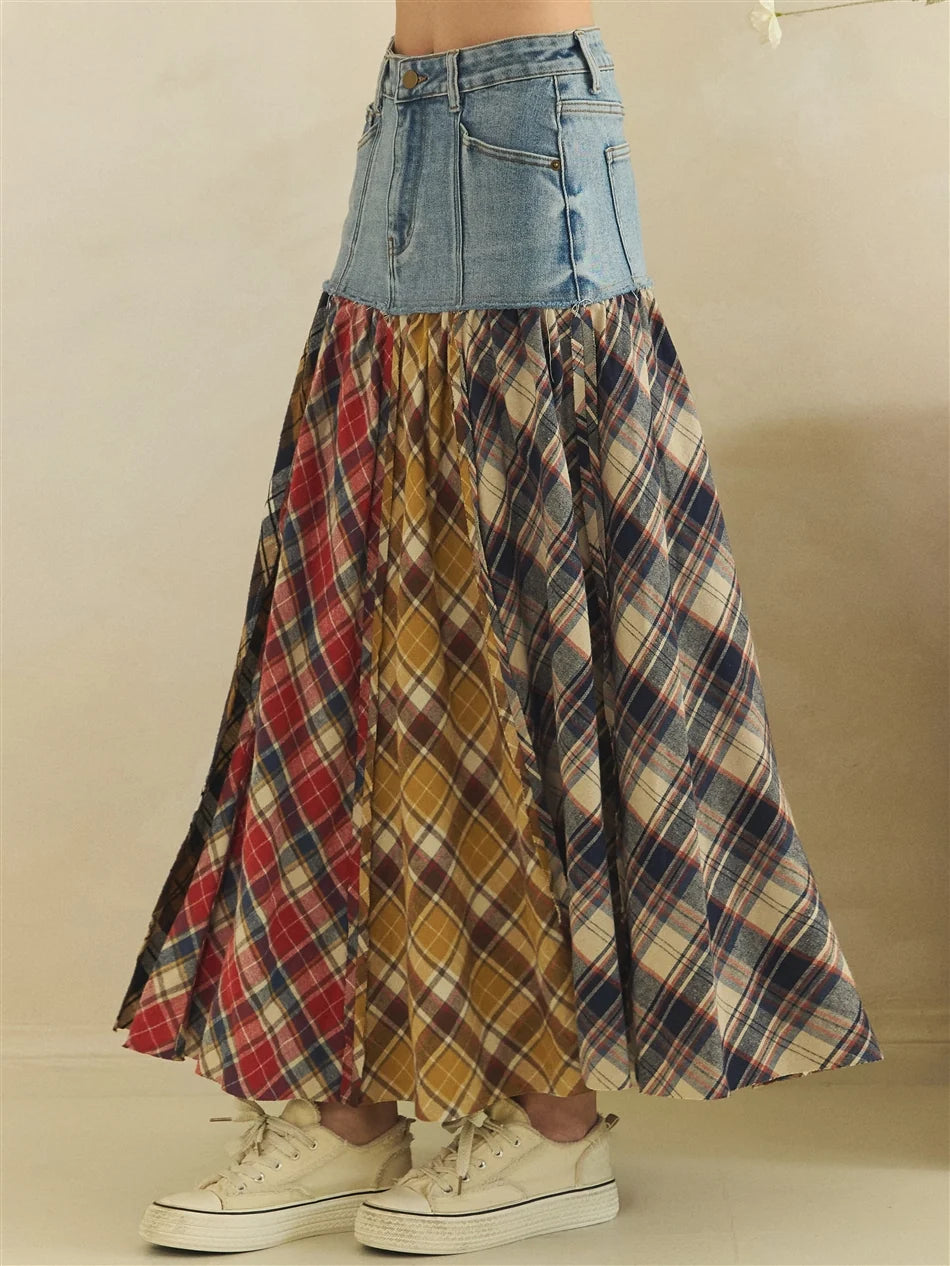 Stevie Plaid Maxi