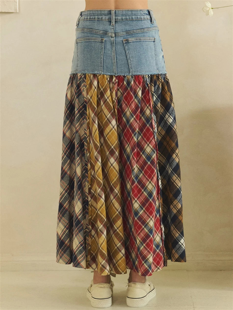 Stevie Plaid Maxi