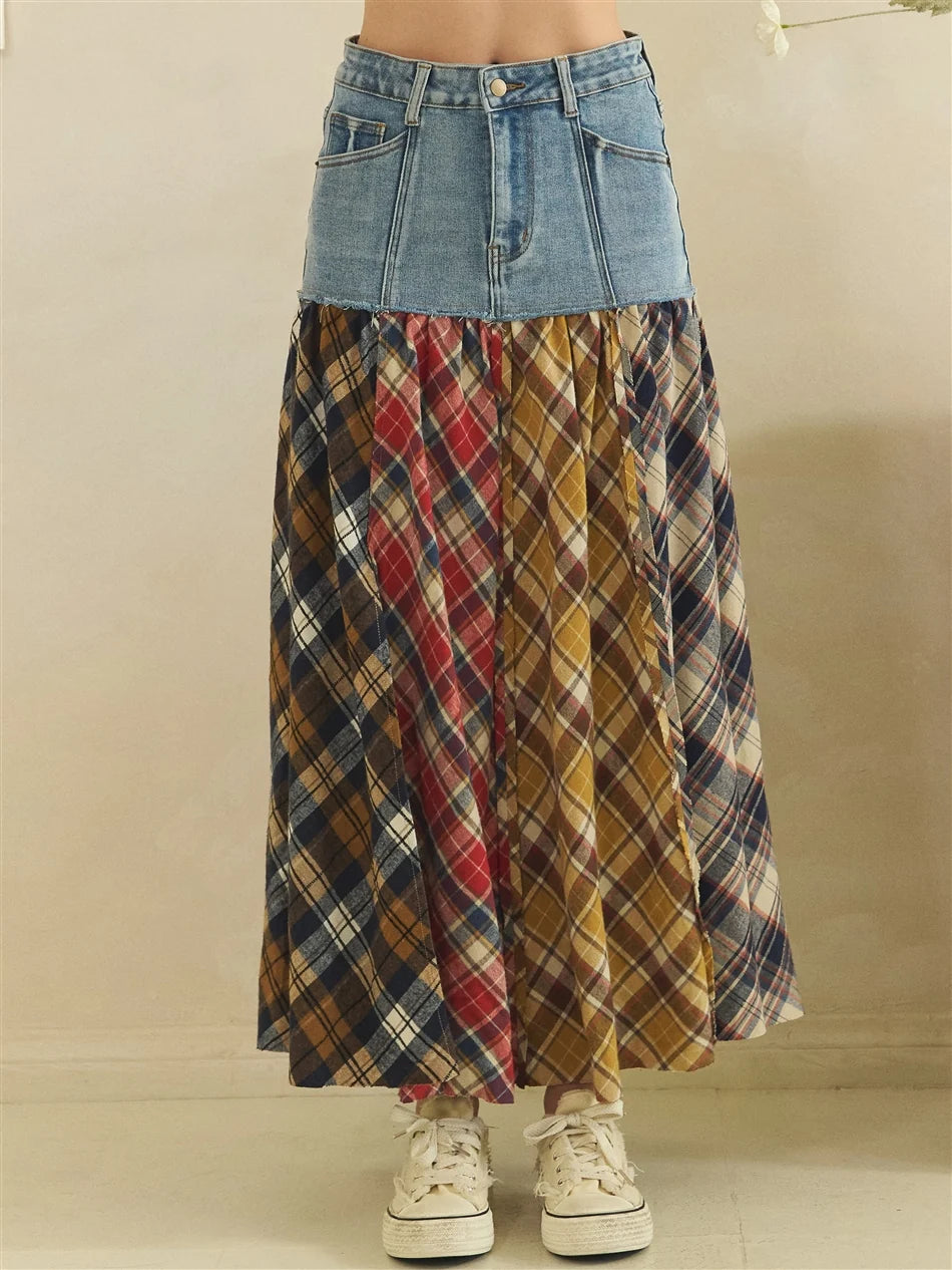 Stevie Plaid Maxi