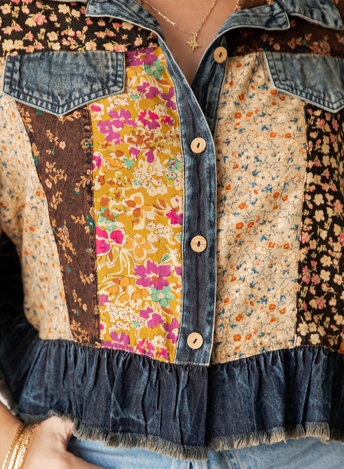 Rebel Patchwork Top/Jacket