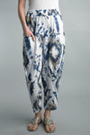 The Sienna Print Linen Jogger Pant Italy Collection