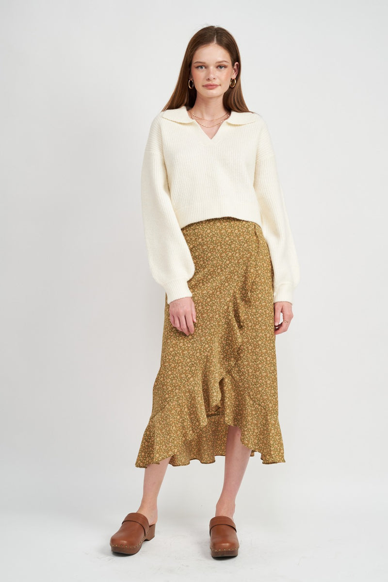 The Mally Midi Wrap Skirt