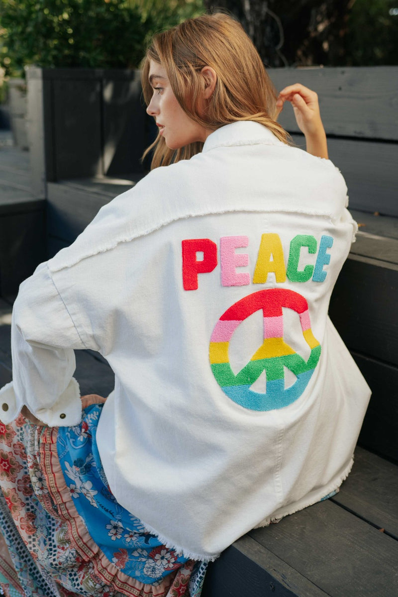 Peace Shacket