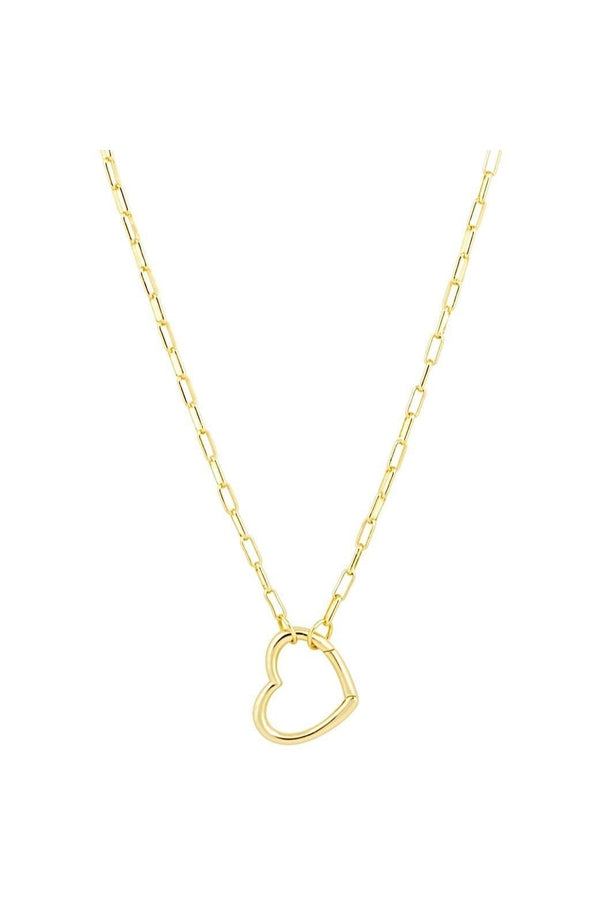 Brooke Open Heart Necklace