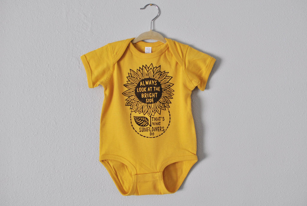 The Sunflower Baby Bodysuit