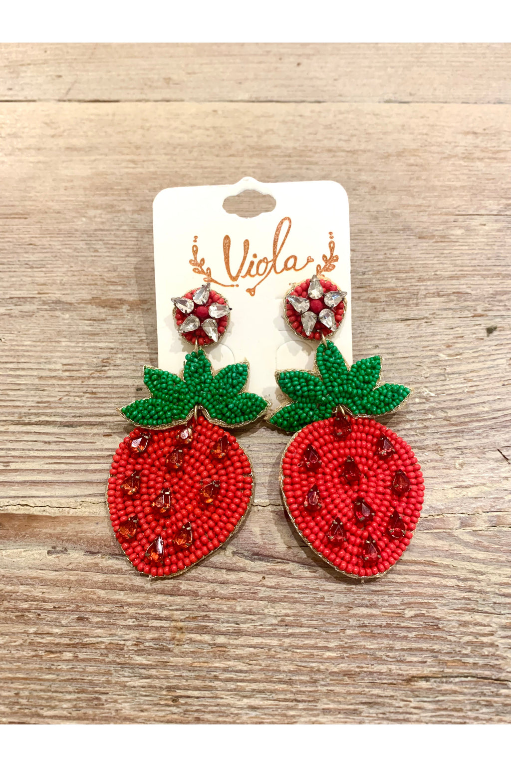 Beaded Earrings by Viola
