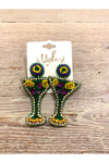 Funky Holiday Earrings by Viola