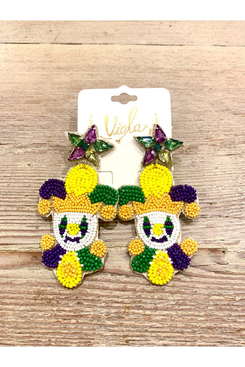 Funky Holiday Earrings by Viola