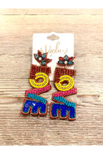 Beaded Earrings by Viola