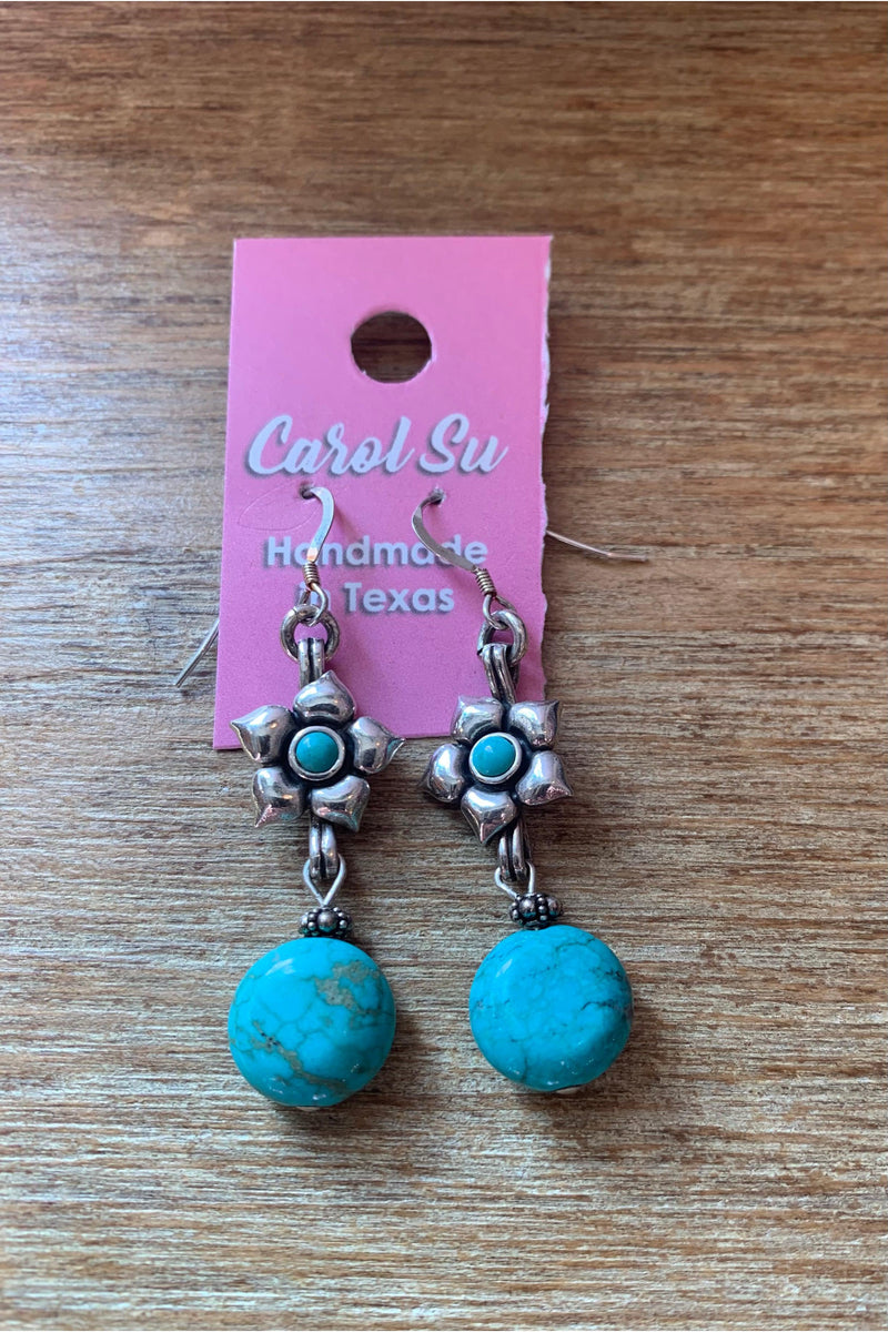 Turquoise Earring Collection by Carol Su
