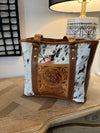 Large Genuine Hand Tooled Leather Tote Western Style Myra Bag