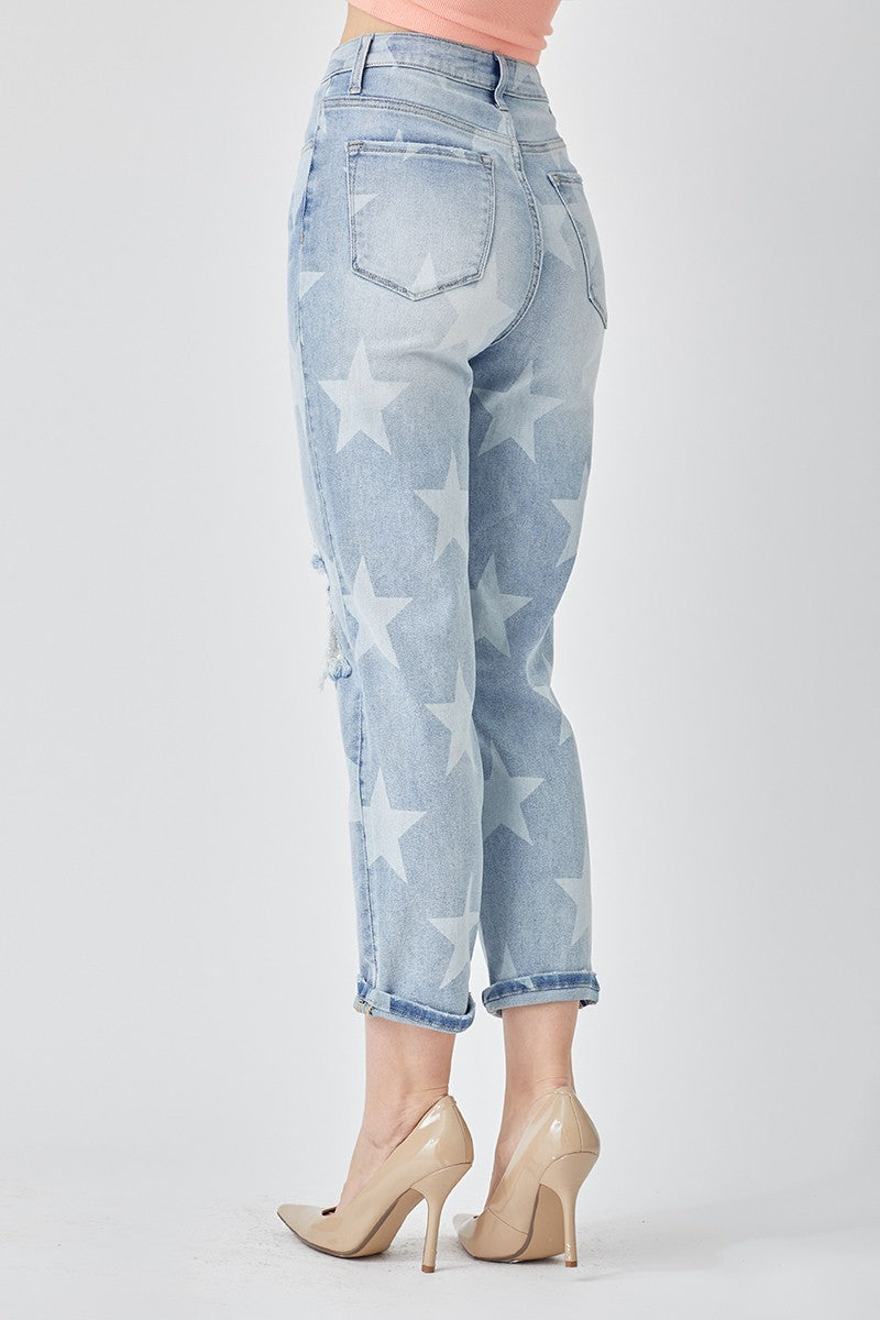 The Starship High-Rise Slouch Jeans by Risen