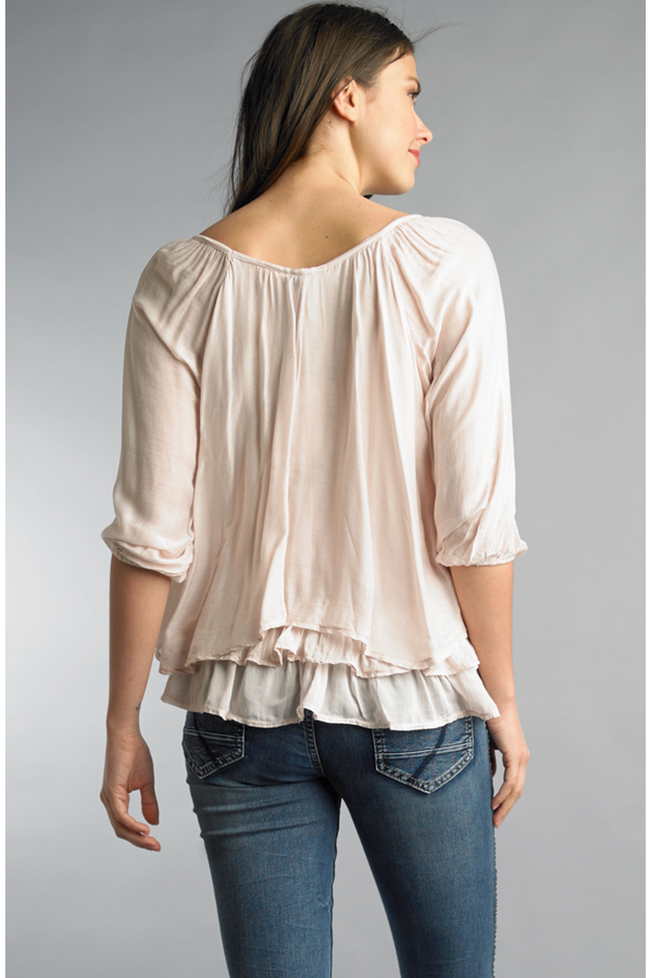 The Flora Tiered Top